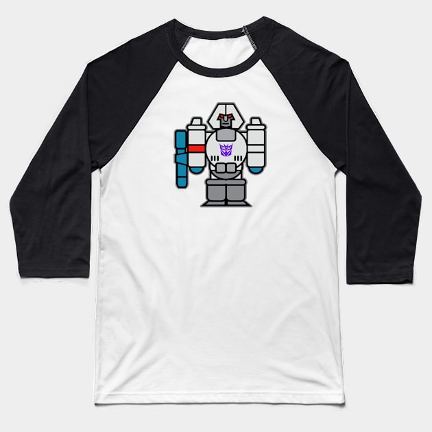 Transformers GEN 1 - chibi style -  Megatron Baseball T-Shirt by ROBZILLA